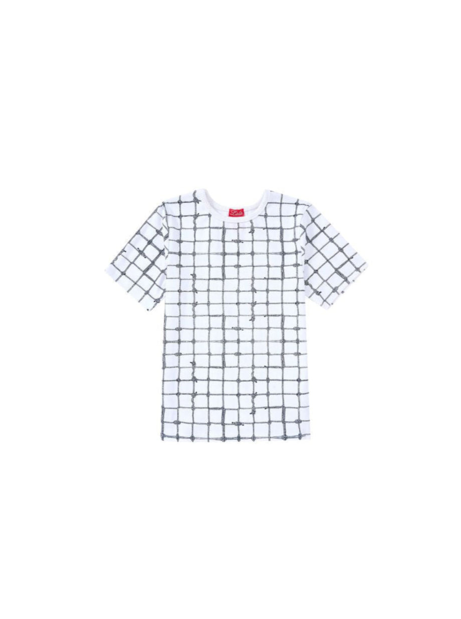 Nautical Print Short Sleeve T-shirt - White