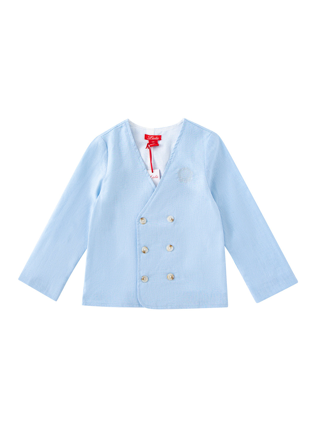 Blazer bordado - Azul