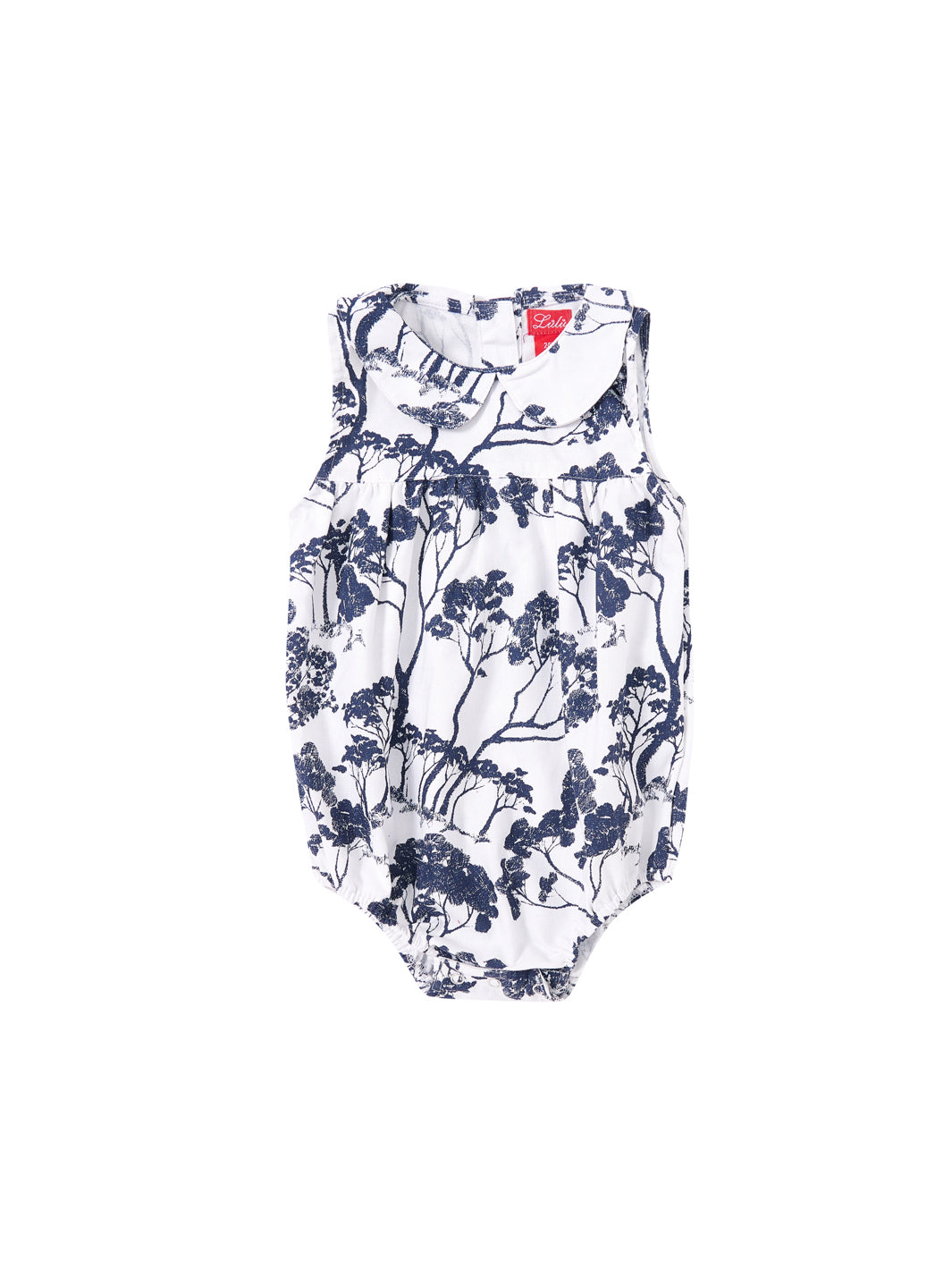 Mameluco con estampado de ramas de bebé
