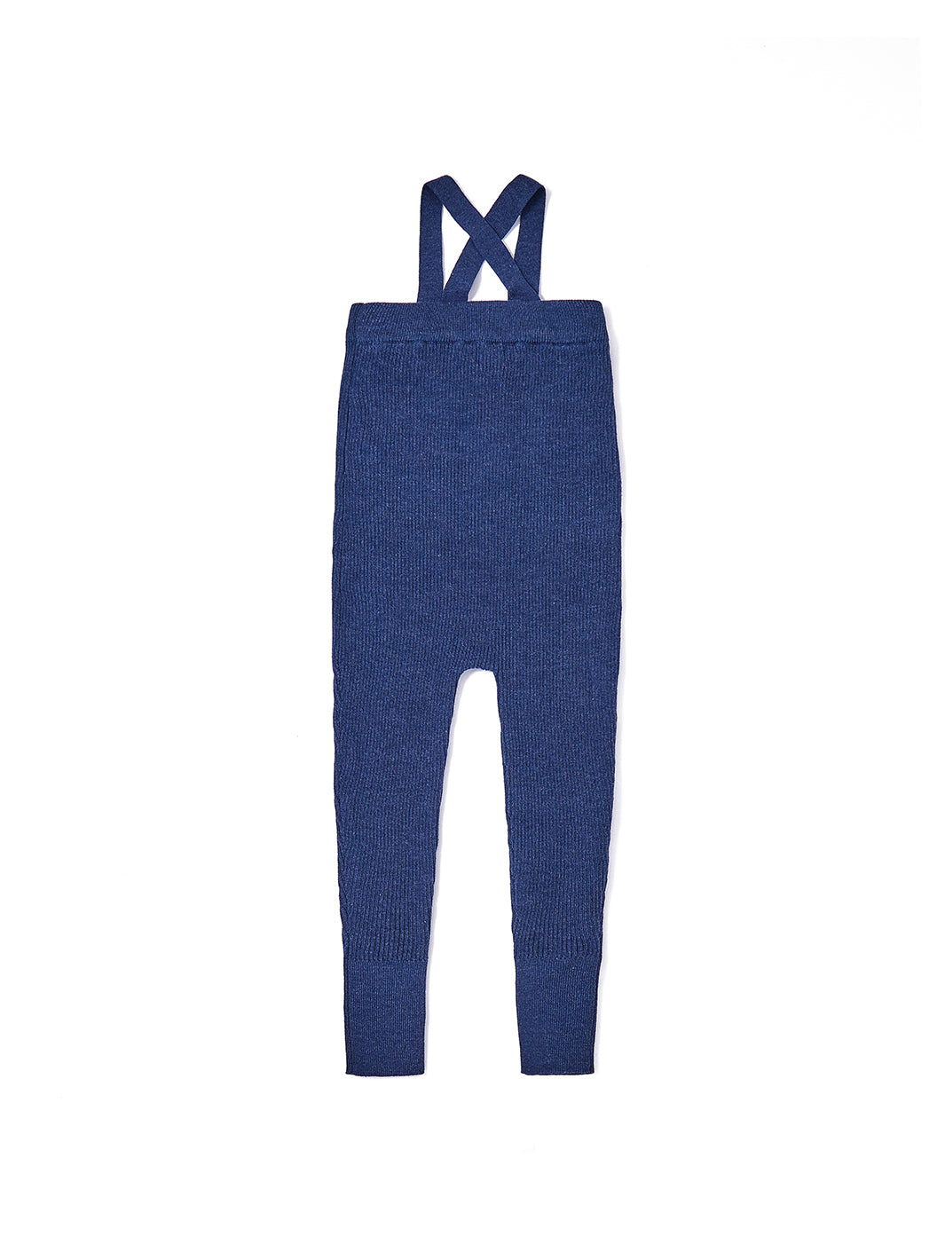Peto con tirantes - Mezcla azul gris