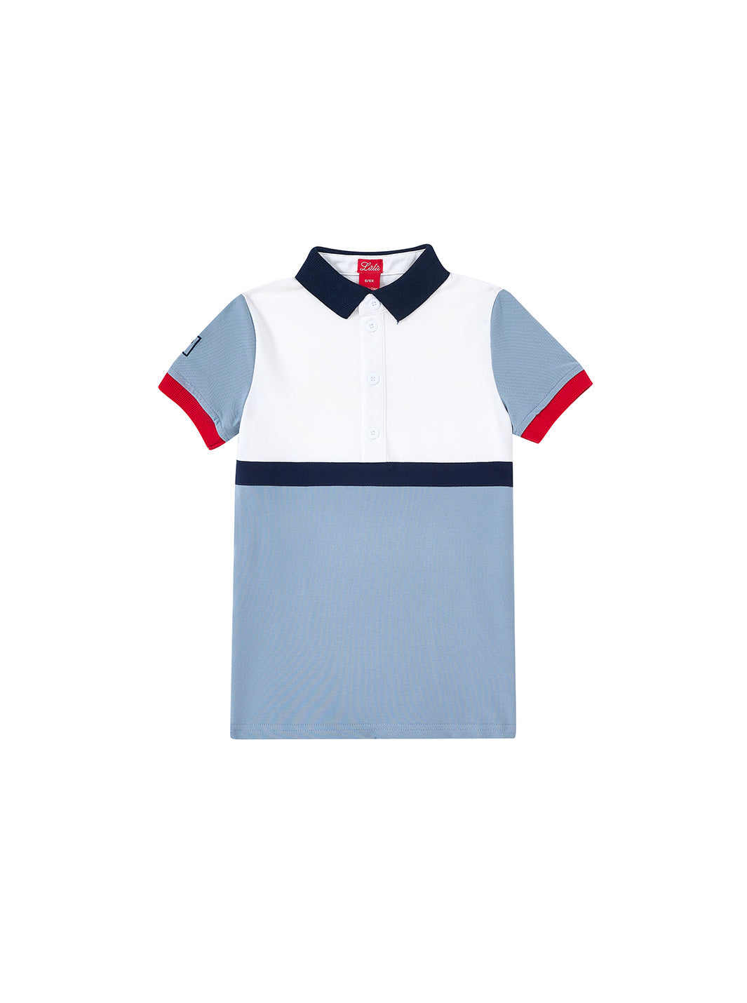 Color Block Short Sleeve Polo