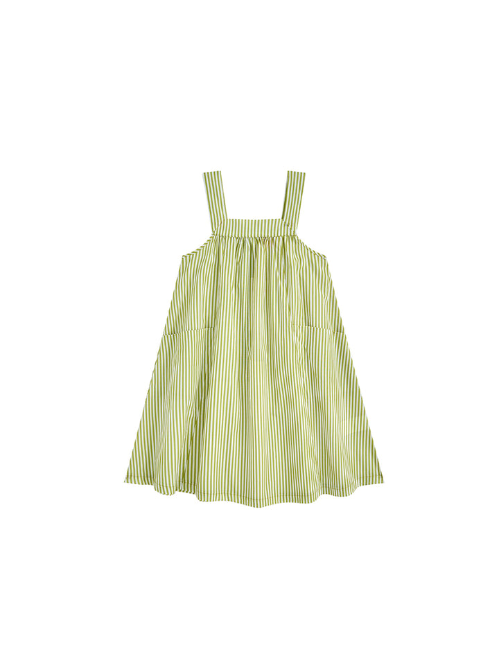 Striped Jumper - Olive/White Stripe