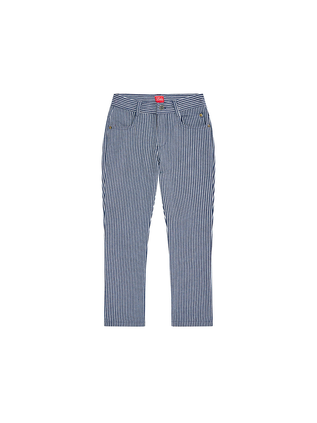 Denim Striped Long Pants