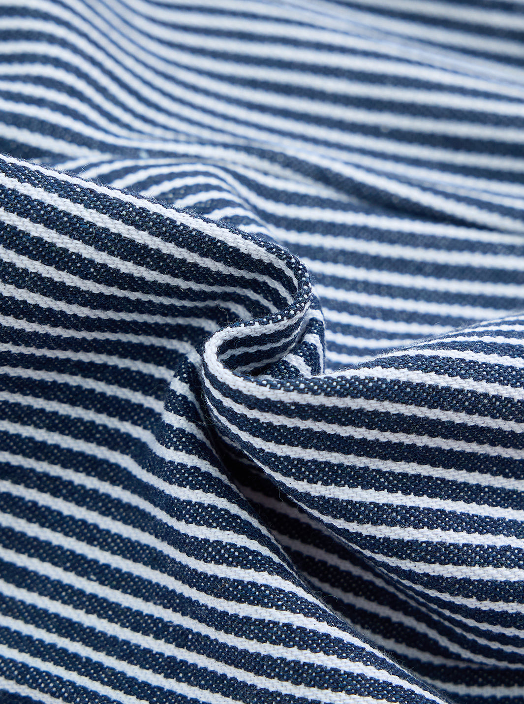 Elastic Waist Long Pants - Navy