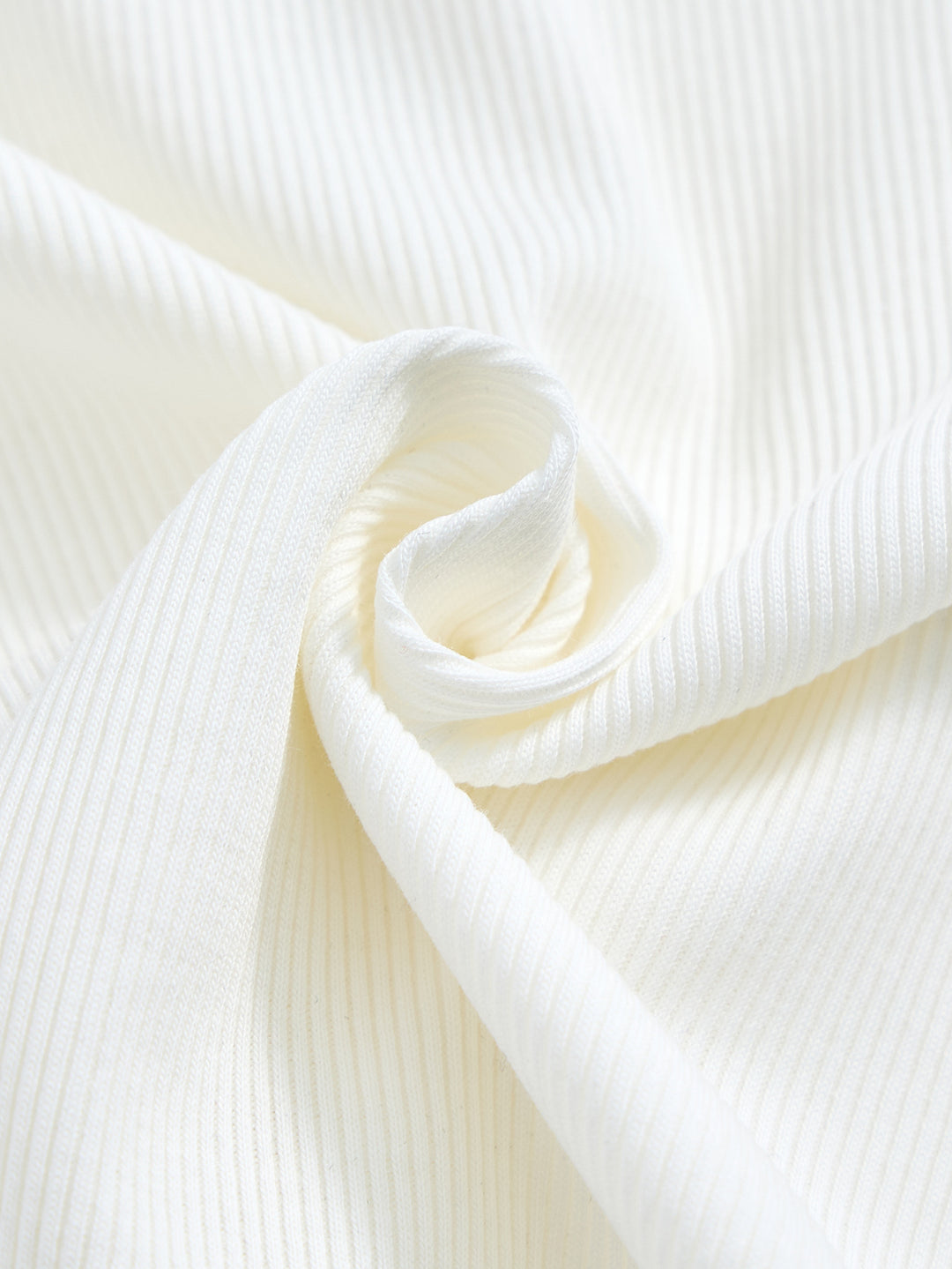 Trim Long Sleeve Polo - White