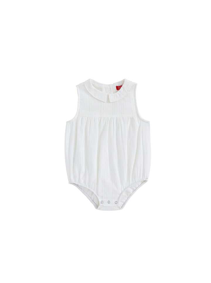 Baby Eyelet Collar Romper