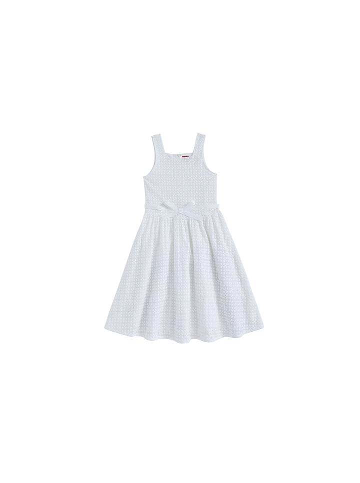 Embossed Flower Midi-Length Jumper
