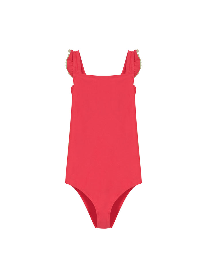 Ruffle Trim Swimsuit