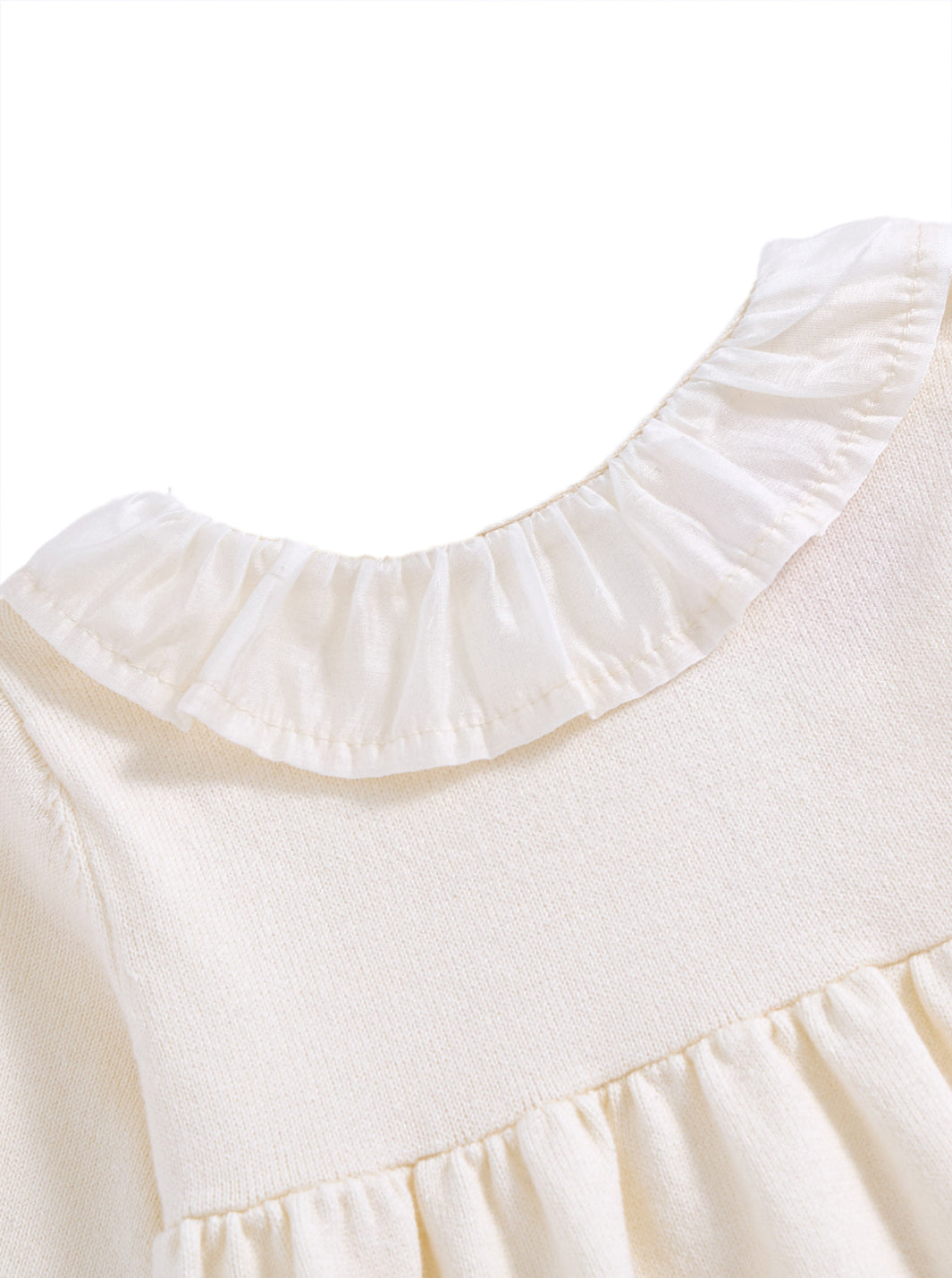 Baby Knit Ruffle Overall