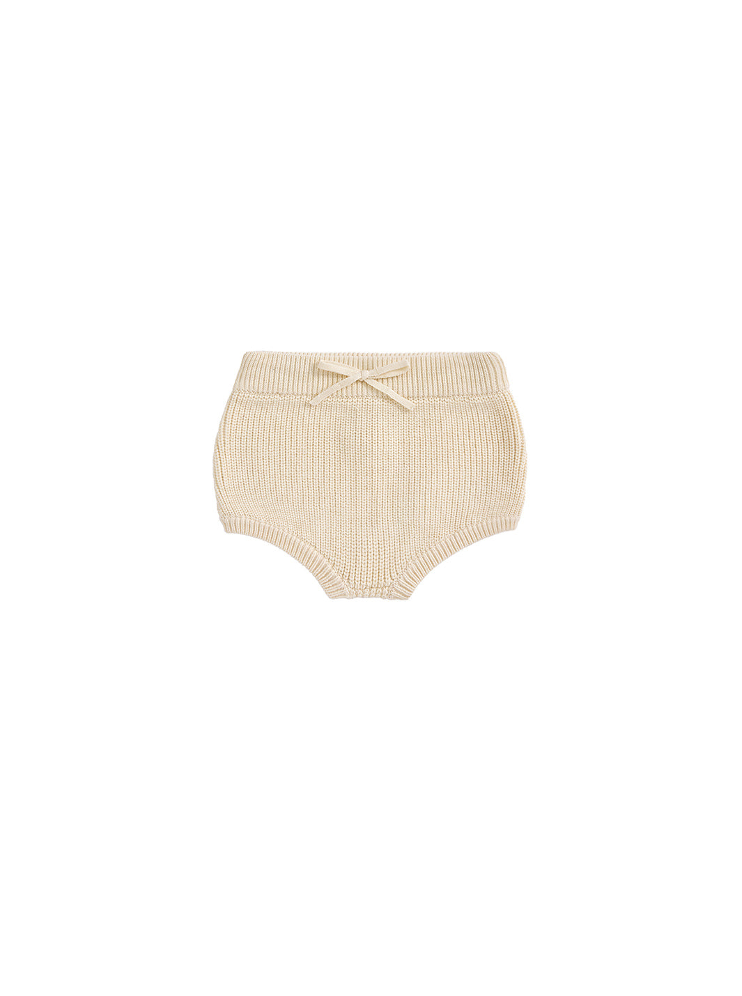Baby Knit Rib Panty - Almond White