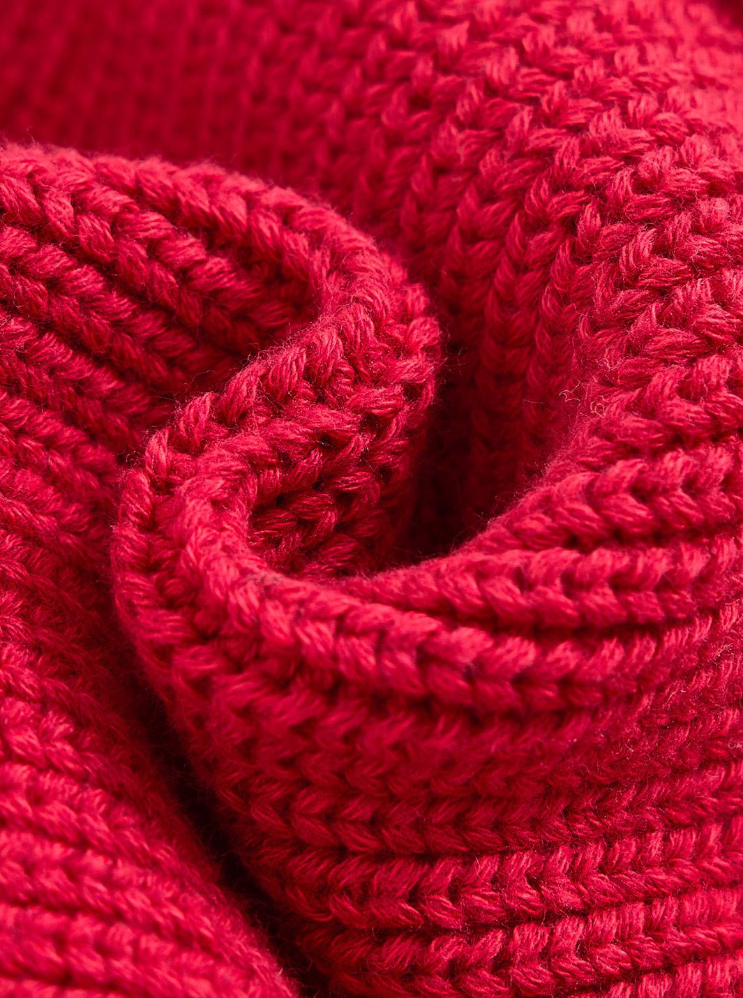 Baby Knit Rib Panty - Red Mix