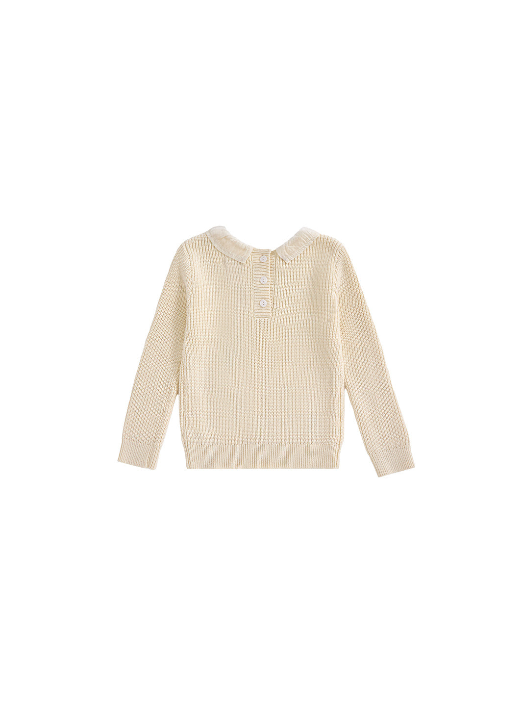 Combo Sweater - Almond White
