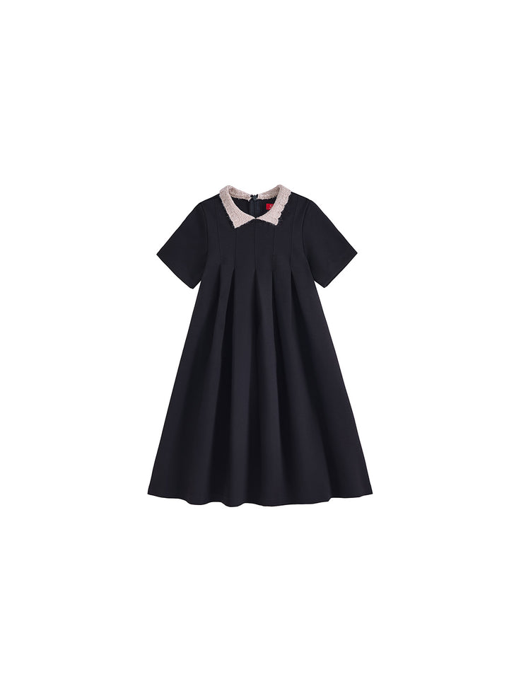 Mohair Collar Dress