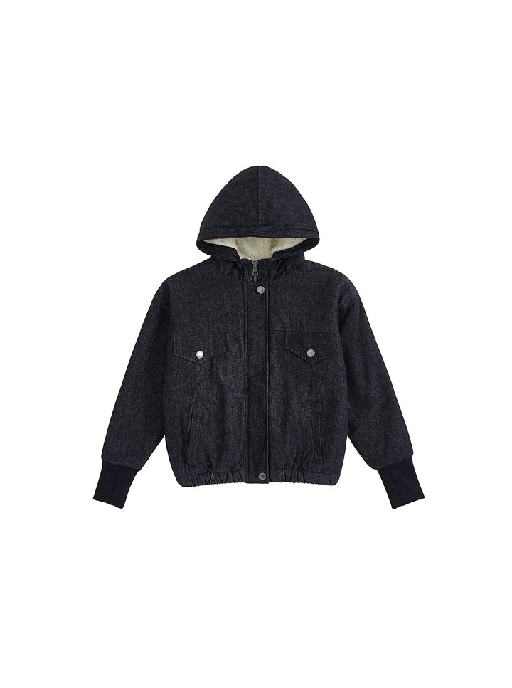 Denim Sherpa Jacket