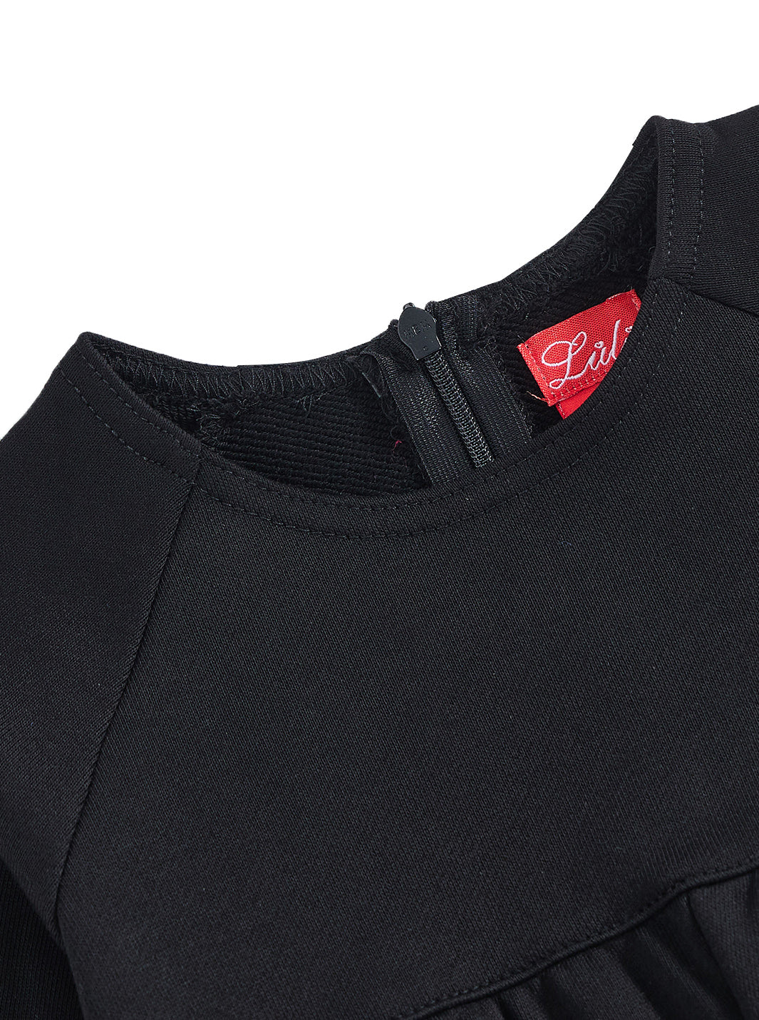 Solid Overall Robe - Black