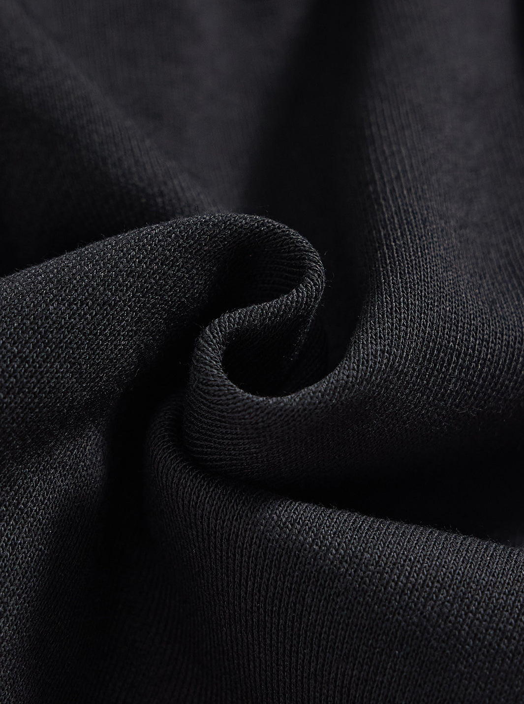 Solid Overall Robe - Black