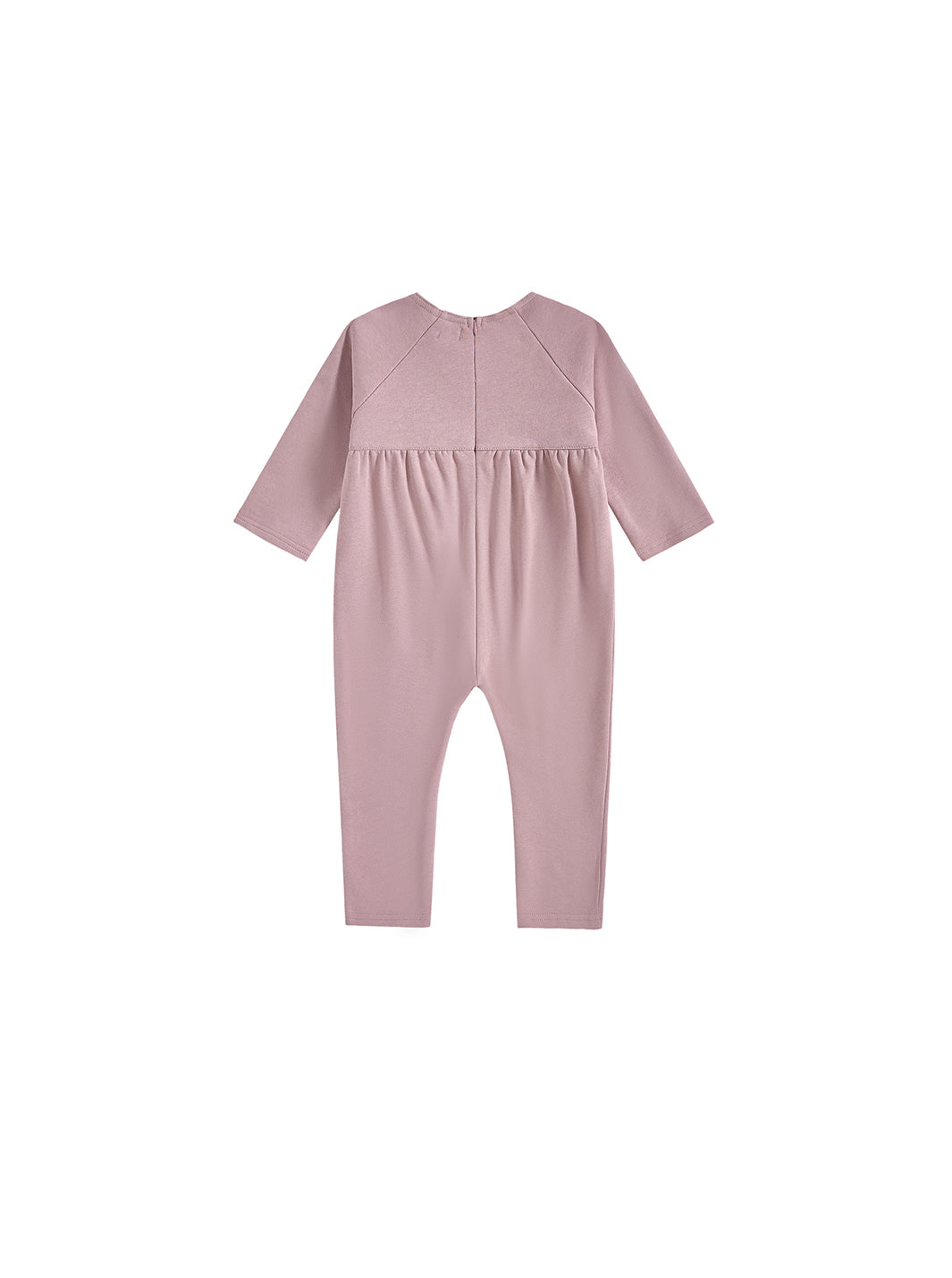 Solid Overall Robe - Dusty Pink
