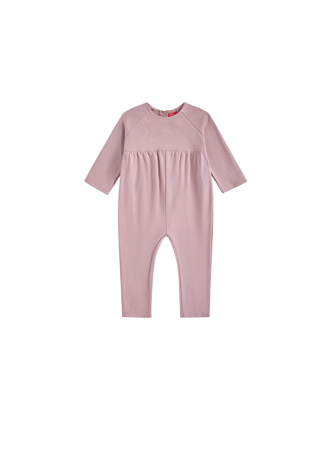 Solid Overall Robe - Dusty Pink