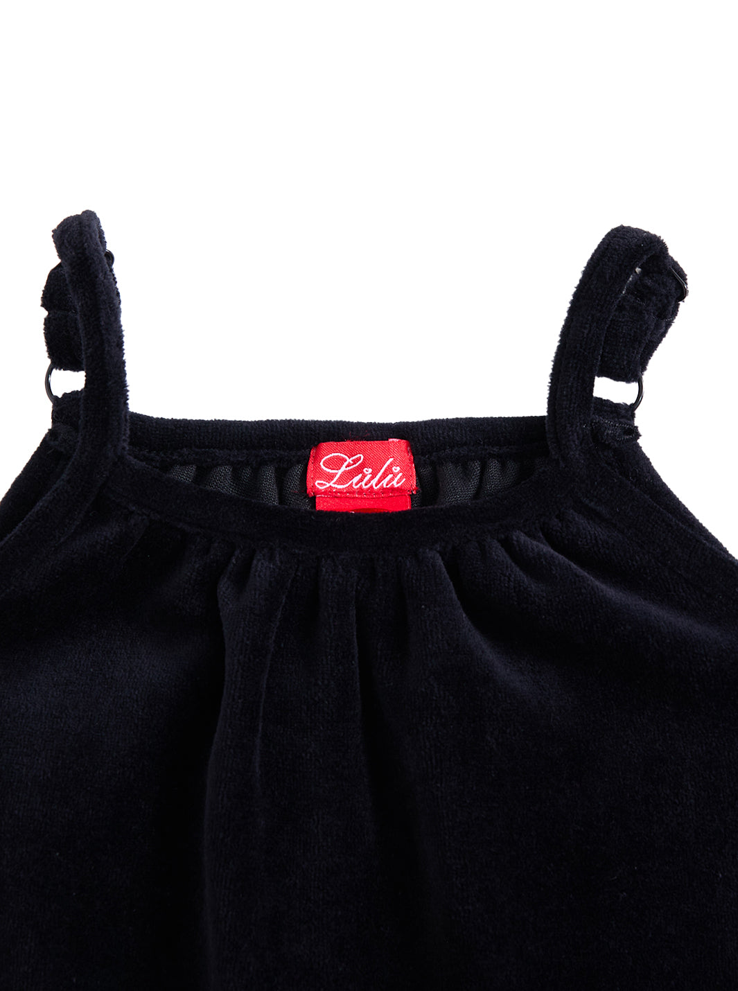 Velour Overall Robe - Black