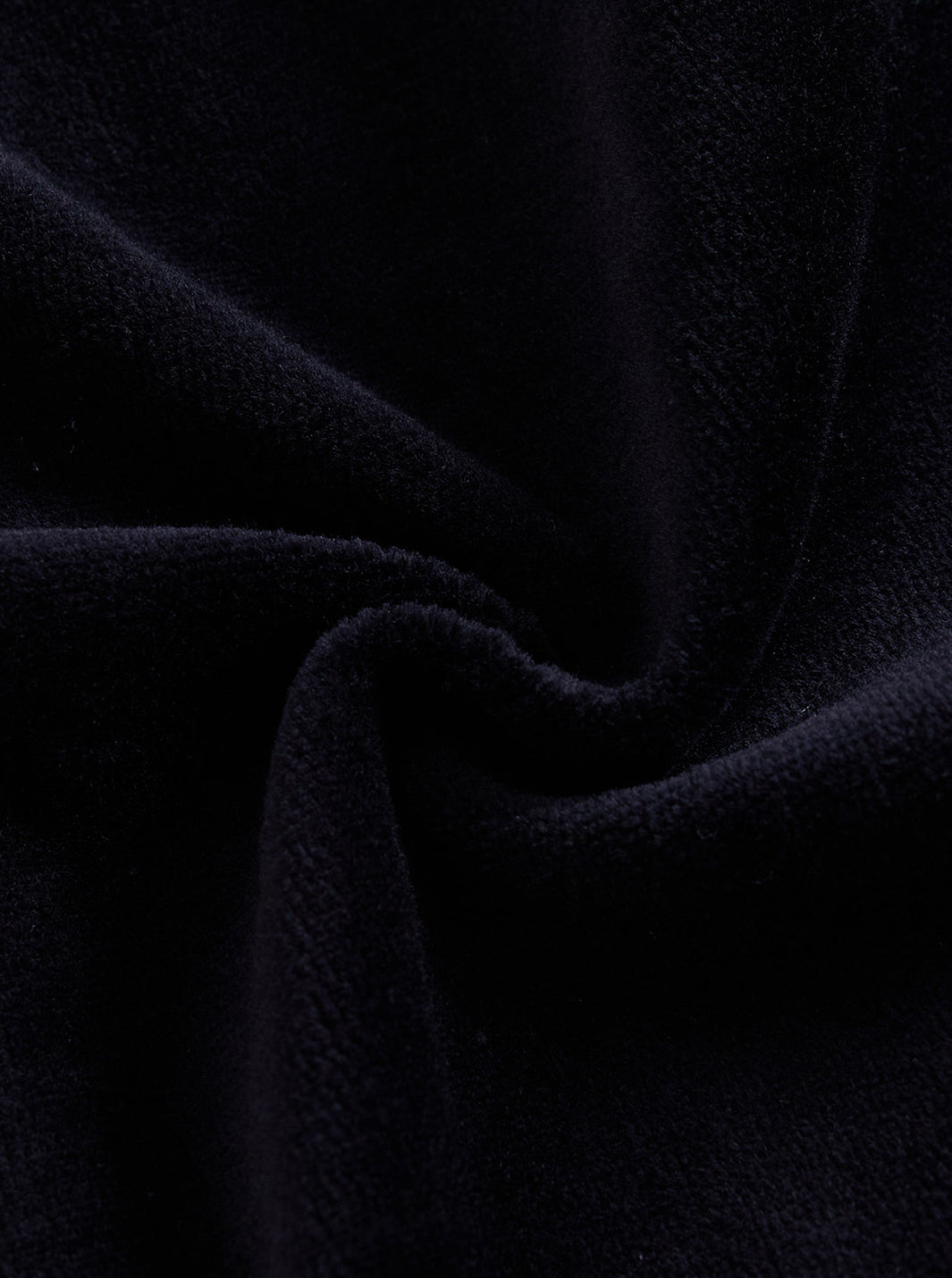 Velour Overall Robe - Black