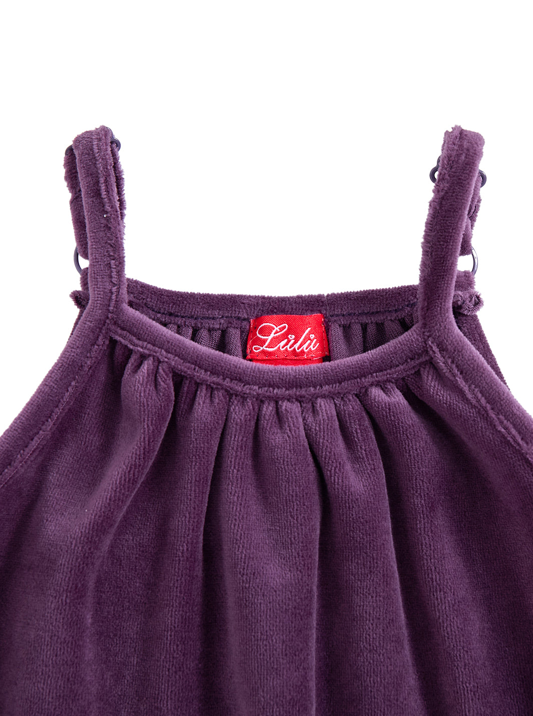 Velour Overall Robe - Plum