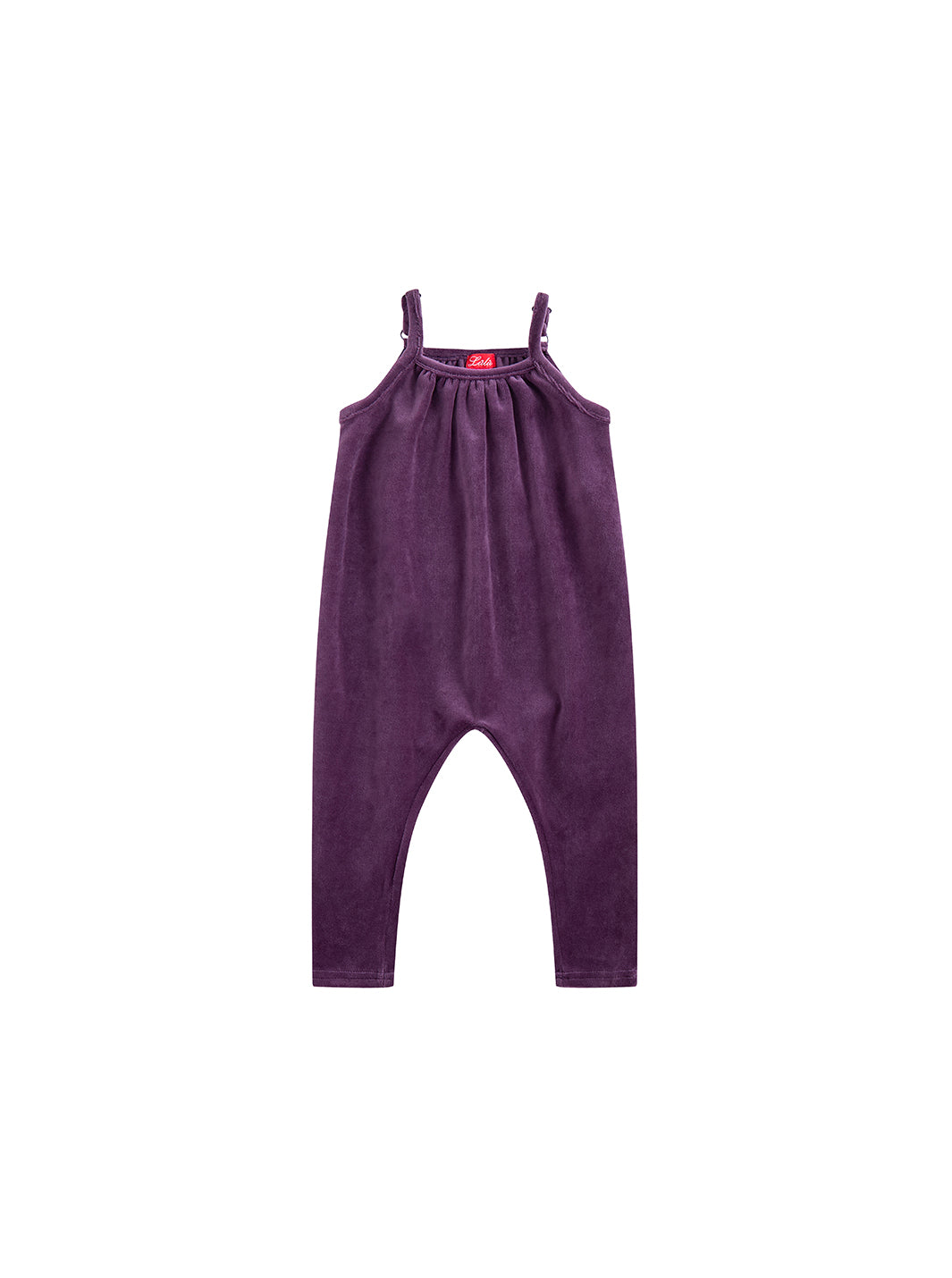 Velour Overall Robe - Plum
