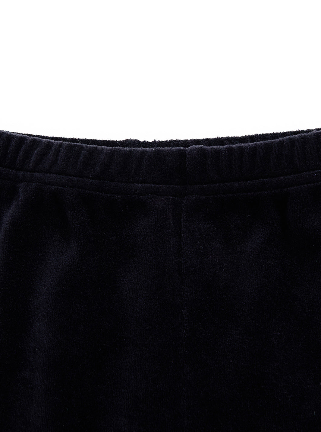 Velour Button Set - Black