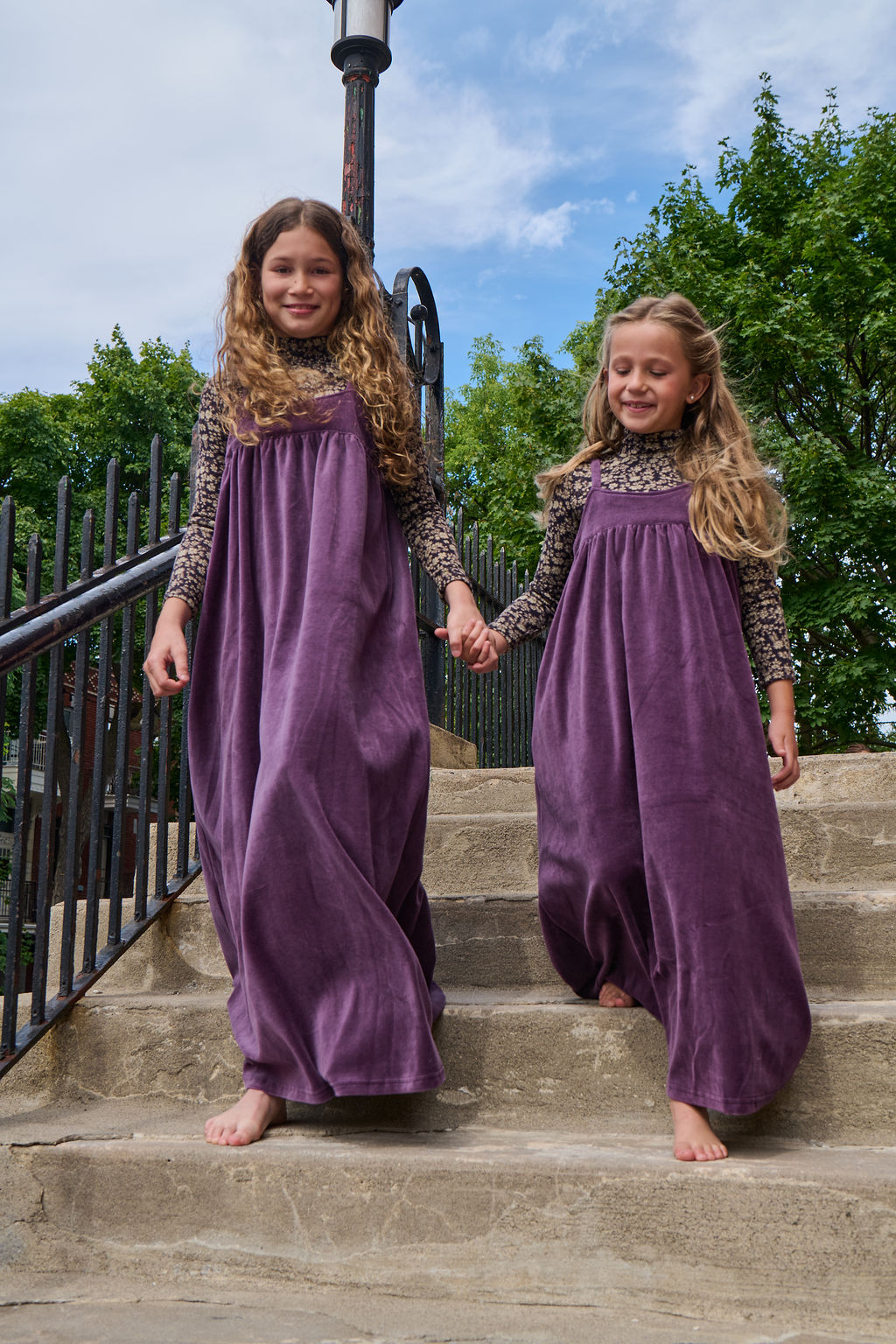 Strap Jumper Robe - Plum