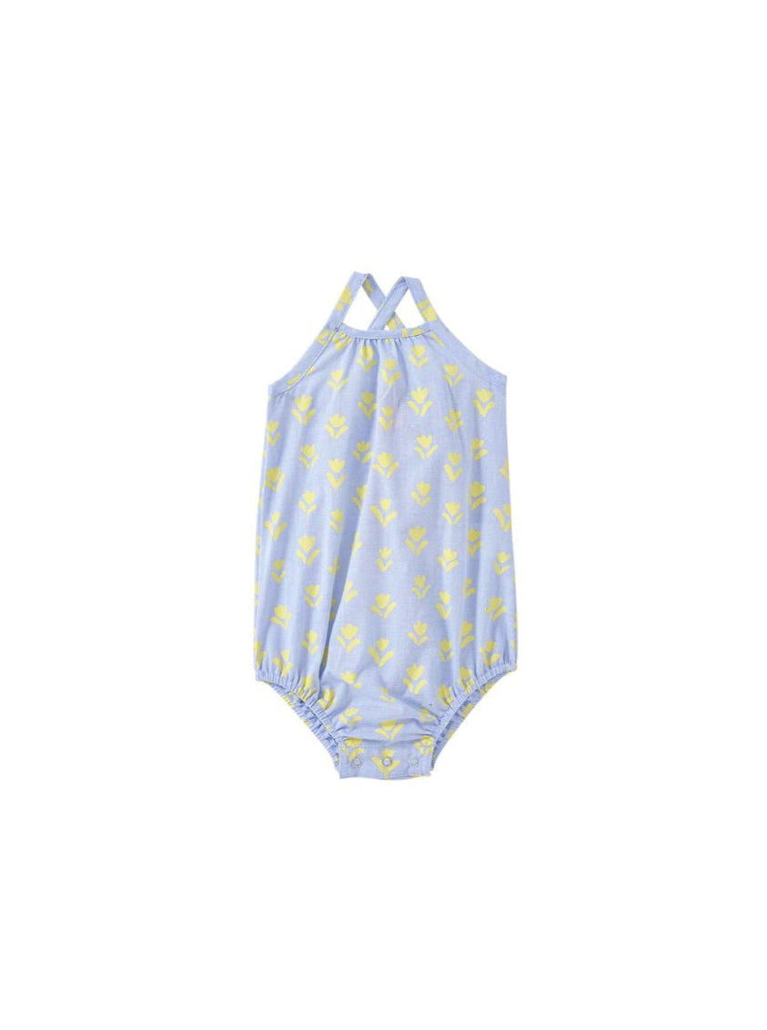 Flower Print Romper