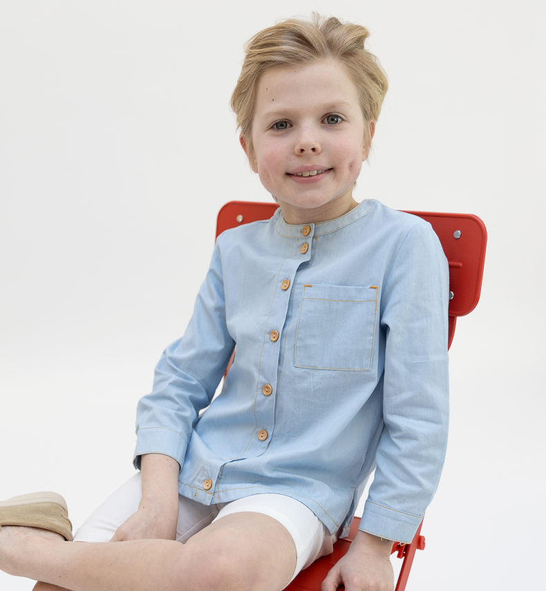 Solid Stitching Shirt