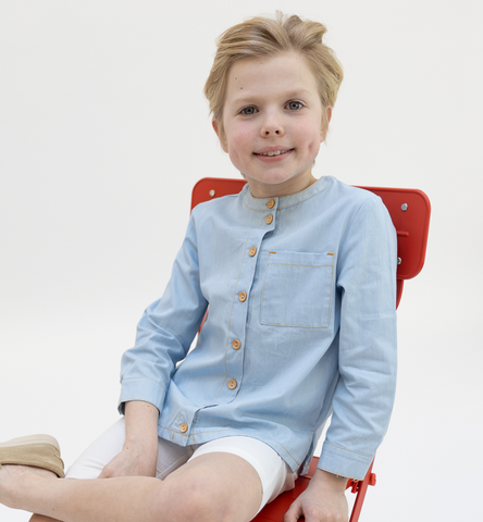 Solid Stitching Shirt
