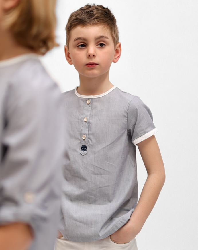 Striped Short Sleeve Shirt
