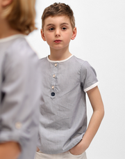 Striped Short Sleeve Shirt