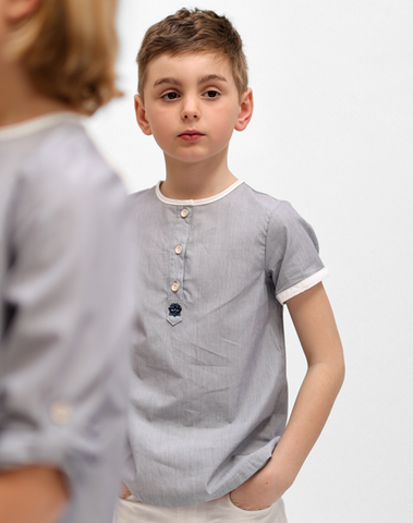 Striped Short Sleeve Shirt