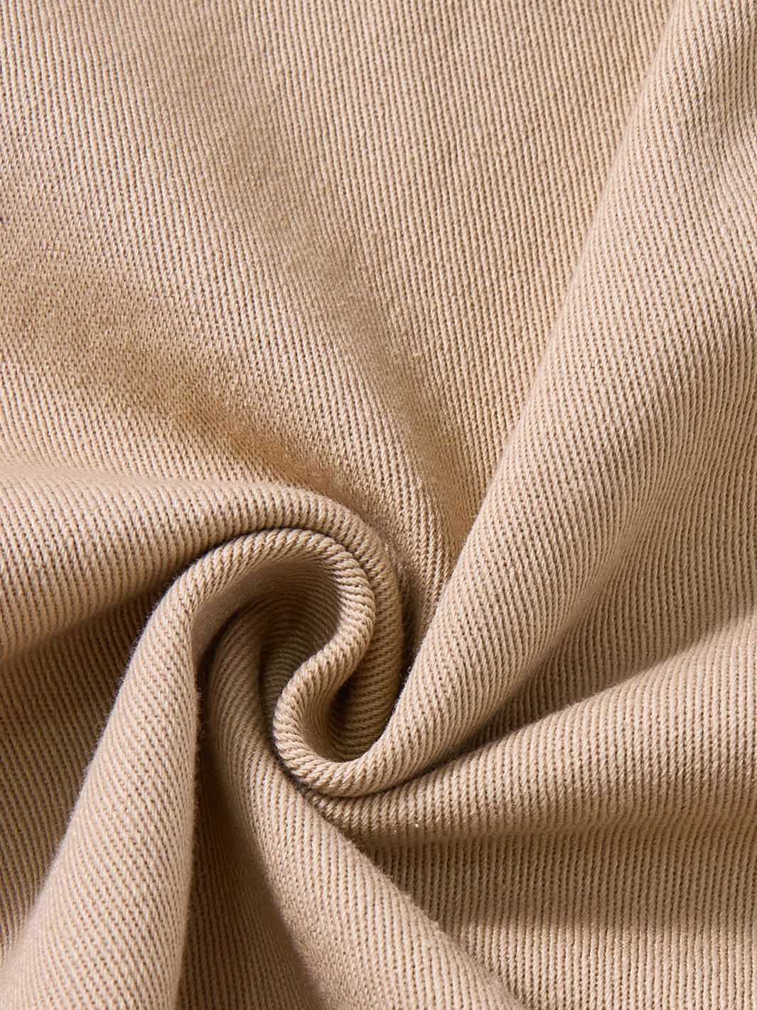 & Lu Twill Pocket Tea Length Skirt - Beige