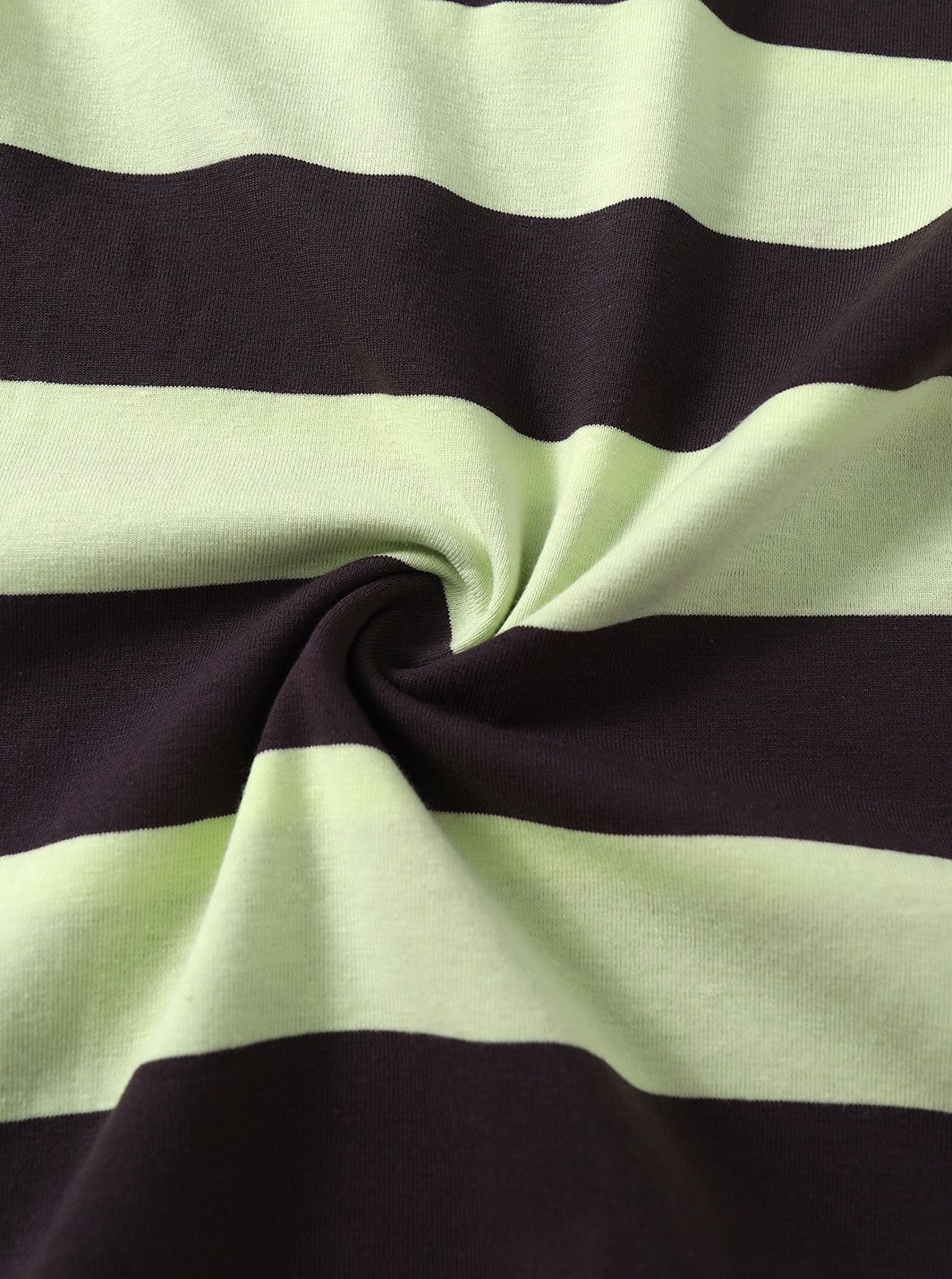 Striped Short Polo - Ash Grey