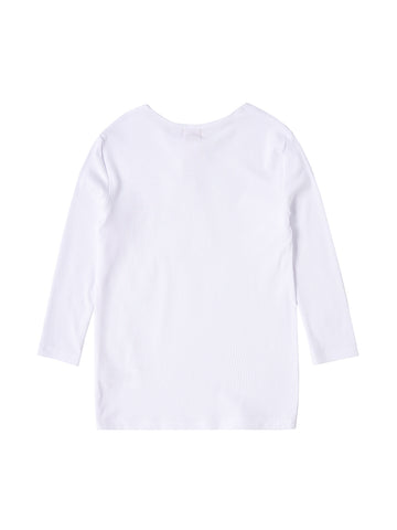 Basic Long Sleeve T-shirt - White