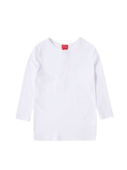 Basic Long Sleeve T-shirt - White