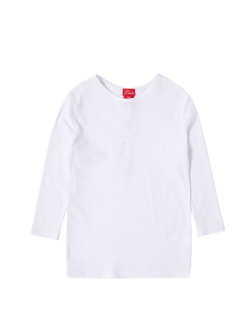Basic Long Sleeve T-shirt - White