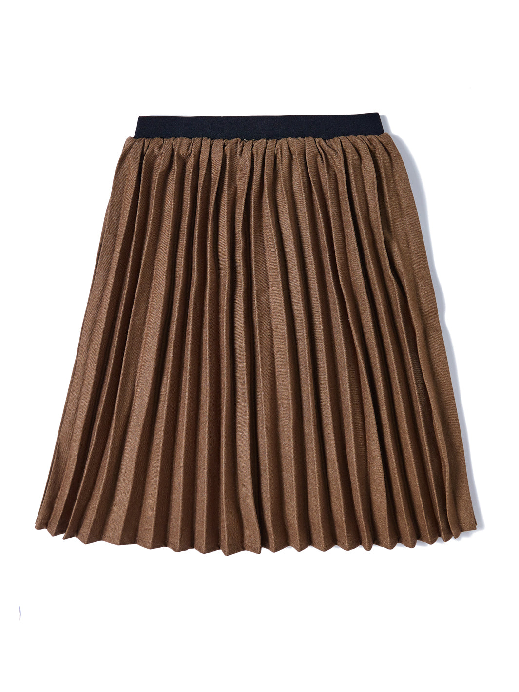 Accordion Pleated Skirt - Camel – Lulu Kids Clothing