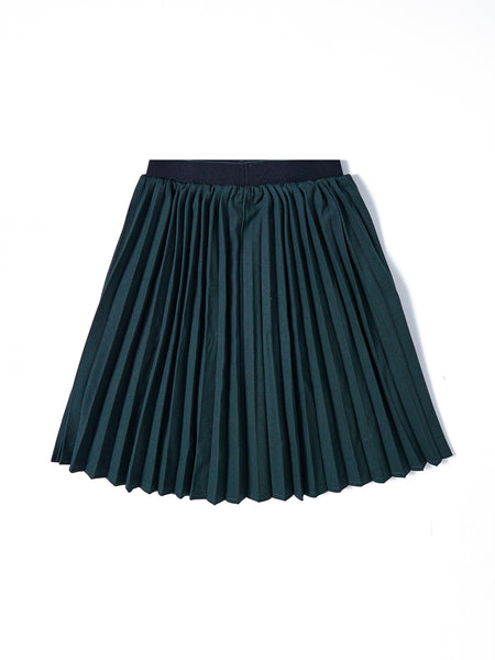 【新品タグ付】Side accordion line pleated skirt 49-SKBP-1_Green_-B_d1a8b686-