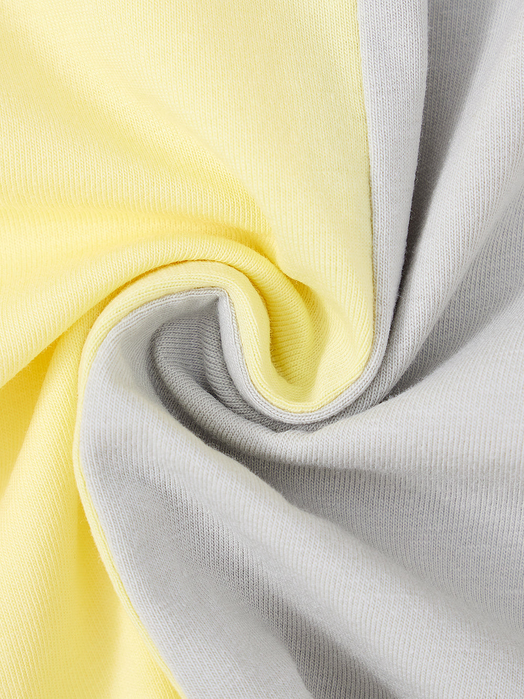 Camiseta de manga larga con bloques de color - Verde/Amarillo