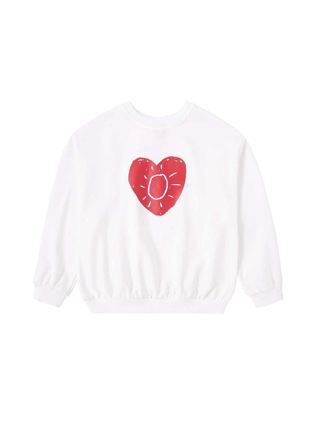 Top con estampado de corazones