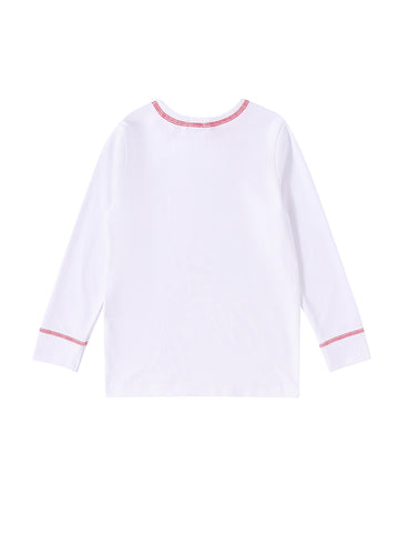 Contrast Stitching Top