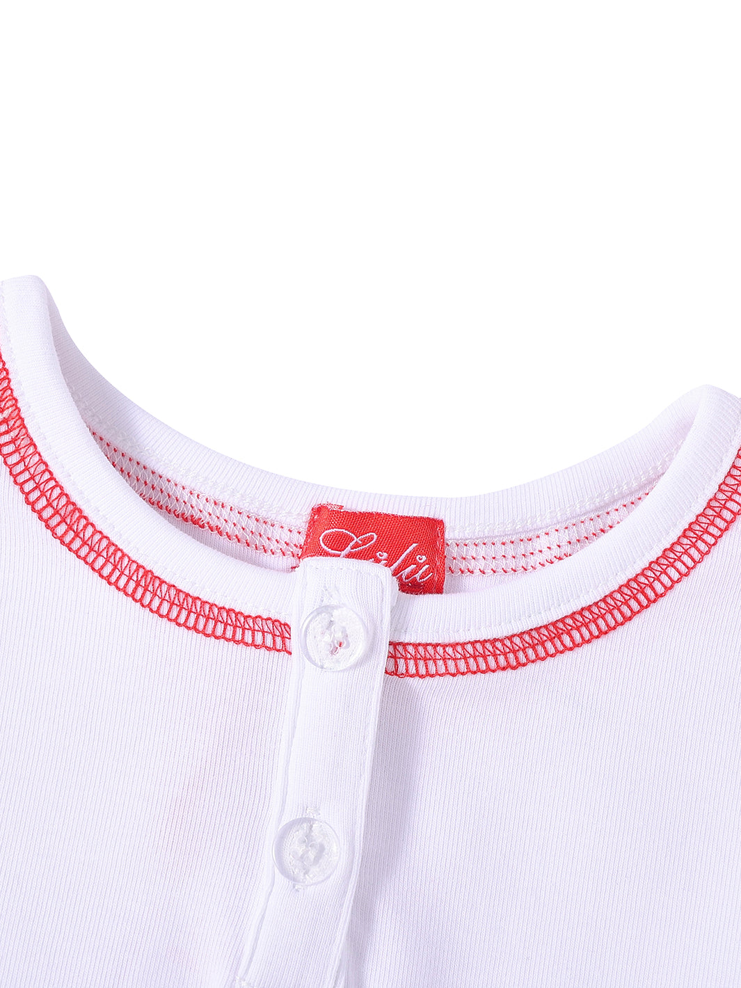 Contrast Stitching Top