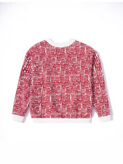 Uneven Checked Print Top