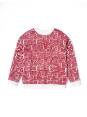 Uneven Checked Print Top