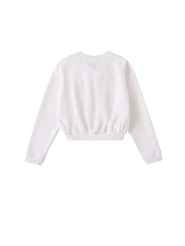 Curved Bottom Top - White