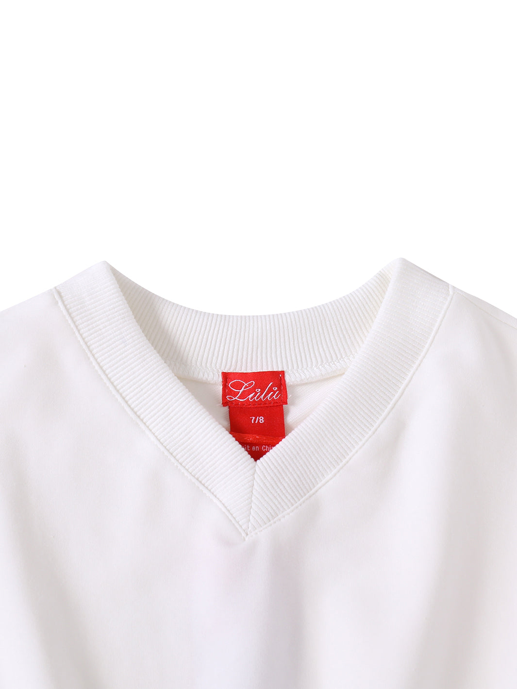 Curved Bottom Top - White