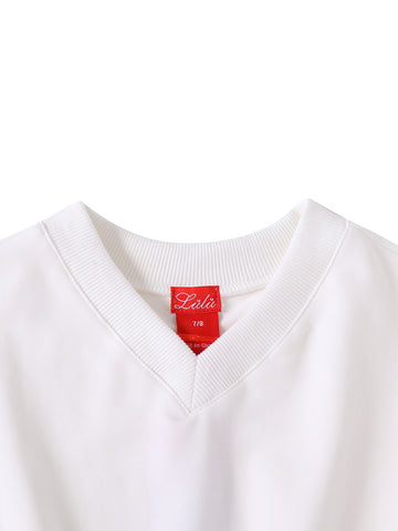 Curved Bottom Top - White